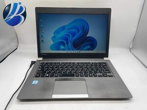 【訳アリ/ジャンク】☆TOSHIBA ノートPC☆dynabook R63/B/core i5-6200U/SSD128GB搭載/メモリ8GB/13.3型/中古PC/ジャンク/P3566