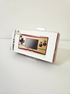 新品未使用 レア箱 ゲームボーイミクロ ファミコンバージョン/GAMEBOY micro FAMICOM VERSION