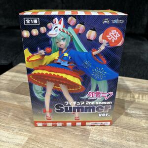 未開封品 タイトー 初音ミク フィギュア 2nd season 初音ミク Summer ver. 箱痛みあり ZZ-47