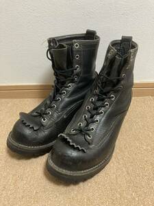 99 год производства WESCO Wesco JOB MASTERjob тормозные колодки чёрный 90's 90 годы Vintage Vintage кожа ботинки 