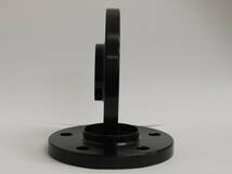 新品 アルミ スペーサー2枚セット ブラック 黒 16mm 5穴 PCD 112 ハブ径66.6mm ワイドトレッドスペーサー (S1825-1)_画像4