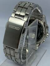 ★1円〜♪★希少良品★SEIKO セイコー BRIGHTZ ブライツ 【SAGA001】ワールドタイム ソーラー電波時計 チタン製 定価135,000円の品_画像5