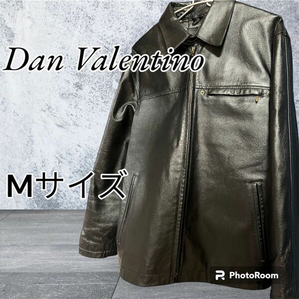 Dan Valentino メンズ　レザージャケット　豚革　Mサイズ