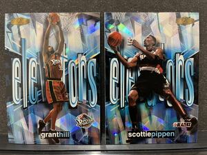 1999-00 Flair Showcase Elevators E5,E7,E8,E10 Scottie Pippen / Kevin Garnett 含他4枚セット