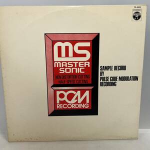 【LP】レコード 再生未確認 見本盤 MASTER SONIC PCM LP TD-4006 稲垣次郎 原信夫 和ジャズ ※まとめ買い大歓迎!同梱可能です