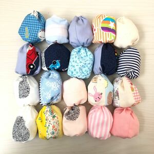 【お手玉20個セット　NO.2】ハンドメイド　ペレット入り　知育玩具　子供から大人まで　施設