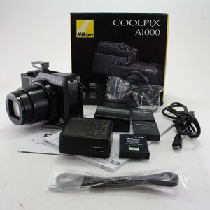 Nikon デジタルカメラ COOLPIX A1000 BK 光学35倍 ISO6400 アイセンサー付EVF クールピクス ブラック A1000BK