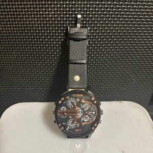 腕時計 DZ-7312 黒文字盤 ベルト メンズ 稼働 新品未使用
