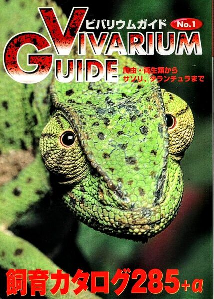 ビバリウムガイド No.1 飼育カタログ286+α 初版本 爬虫類 両生類 サソリ タランチュラ カメ トカゲ ヤモリ 図鑑 生物