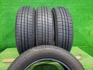 グッドイヤー GOODYEAR 夏タイヤ 4本セット EFFICIENT GRIP ECO HYBRID EG01 155/65R14 2020年 8分山