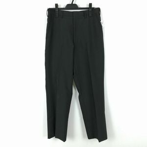 学生ズボン 夏物 W76 トンボ 標準型学生服 男子 学ラン 夏ズボン ノータック 中古 黒 ランクB a2 PP4117