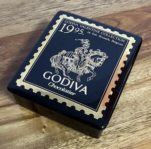 vintage GODIVA 1995 陶器の蓋付き 小物入れ　送料無料