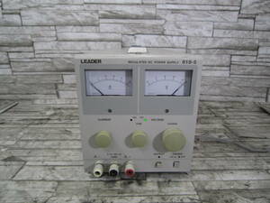 LEADER 818-5 REGULATED DC POWER SUPPLY 直流安定化電源