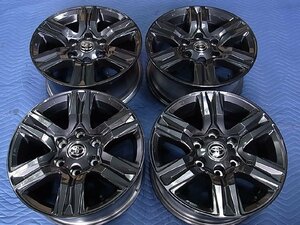 新車外し 美品 トヨタ GUN125 ハイラックス 後期 純正 アルミホイール 17インチ 4本 / 17× 7.5J +30 6H PCD 139.7