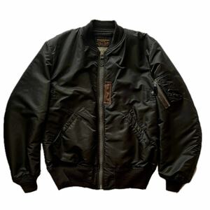 バズリクソンズ WILLIAM GIBSON BLACK MA-1 Long BR14965 44 現行品番 Buzz Rickson's ブラック ウイリアム ギブソン