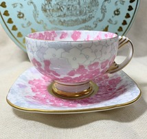 Wedgwood ウェッジウッド ハーレークイン DECO BLOOM ティーカップ＆ソーサー１客 箱有_画像3