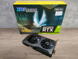 NVIDIA ZOTAC GeForce RTX3070 8GB GAMING Twin Edge 【グラフィックボード】