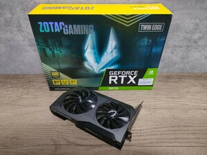 NVIDIA ZOTAC GeForce RTX3070 8GB GAMING TWIN EDGE 【グラフィックボード】