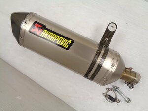 VELSYS-X 250 ツアラー LE250D 17-23 akrapovic アクラポビッチ チタン ヘクサゴナル スリップオン サイレンサー マフラー 良品【D788】