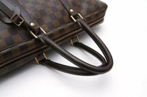 【極美品】 ルイヴィトン Louis Vuitton ダミエ ポルトドキュマンヴォワヤージュ ビジネスバッグ ブリーフケース メンズ 定価約22万 B0165_画像7