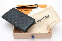 【極美品】ルイヴィトン Louis Vuitton ダミエグラフィット ジッピードラゴンヌ 長財布 メンズ 現行品 定価約17万 A038_画像8