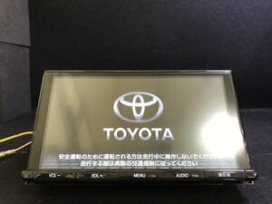 トヨタ純正 TOYOTA トヨタ NSZT-Y66T 9インチメモリーナビ カーナビBluetooth DVD SDナビ セキュリティ有 アンテナ1本欠損 580904