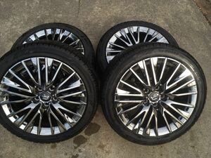 ★USED品★トヨタ純正TOYOTA★クラウンCROWN★225/45R18 95Q★8J - 18 ET45★アルミホイール4本セット