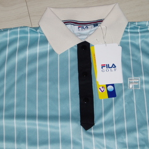 即決！新品★FILA GOLF(フィラ ゴルフ)半袖シャツ【M】￥10,450 吸汗速乾、UVカット  送料185円より  FN10の画像2