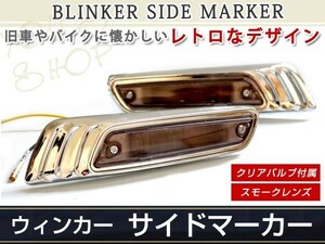 ルノー 脱帽ハロゲン スモーク メッキ サイドマーカー ウインカー ルーテシア