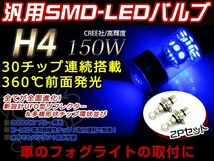 定形外送料無料 アルト ラパン HE21S HE22S LED 150W H4 H/L HI/LO スライド バルブ ヘッドライト 12V/24V HS1 ブルー ライト_画像1