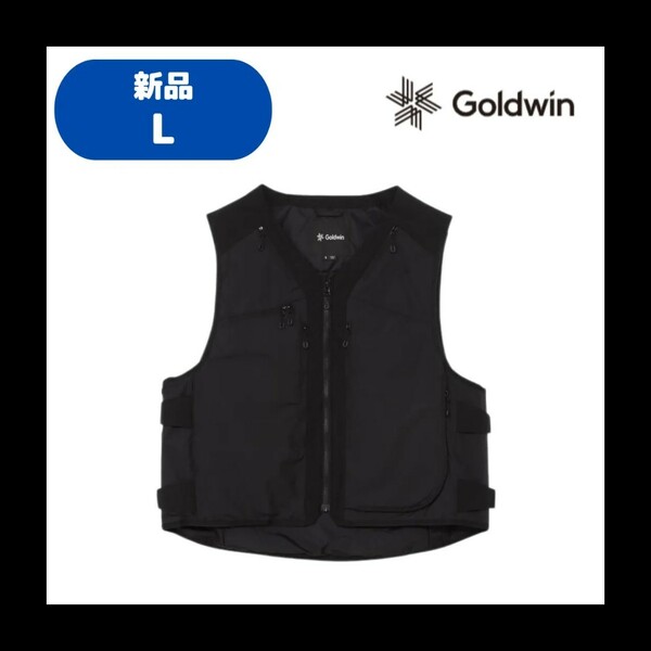 【A-86】　size/Ｌ　GOLDWIN　ゴールドウイン　PERTEX SHIELD 2L Vest　G13305　BKブラック　パーテックス シールド 2レイヤー ベスト