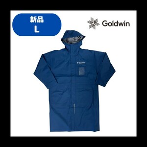 【A-76】　size/L　GOLDWIN　ゴールドウイン　Goldwin Team Raincoat　G02390PG　カラー：NEネイビーブルー　サイズ：L