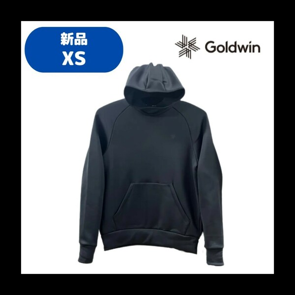 【D-76】　size/XS　GOLDWIN　ゴールドウイン　BULKY FLEECE HOODIE　G52701P　カラー：BKブラック　サイズ：XS