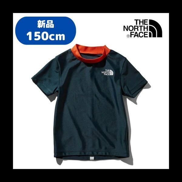 【D-87】　size/150㎝　THE NORTH FACE　ノースフェイス　S/S Sunshade Pullover　NTJ11943　カラー：UNアーバンネイビー 　サイズ：150cm