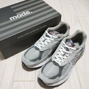 【USA製】 NEW BALANCE M990GY3 10.5D 28.5cm グレー ヘリテージ ニューバランス 576 996 1500 1400 1300 アメリカ製 米国製