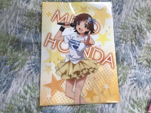 410クリアファイル　アイドルマスター シンデレラガールズ ローソンHMV　Wポケット　　本田未央　