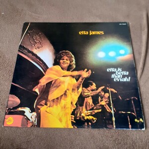 ETTA JAMES / ETTA IS BETTA THAN EVVAH! /LP/RARE GROOVE,FUNK,GILES PETERSON,佐藤薫（EP-A)/WOMAN/KING FLOYD,GROOVE ME/日本盤,JAPAN