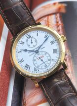 中古 ユリスナルダン ULYSSE NARDIN マリーンクロノメーター1846 限定250本 261-22 パワーリザーブ 18K YG 750 自動巻き メンズ 腕時計_画像10