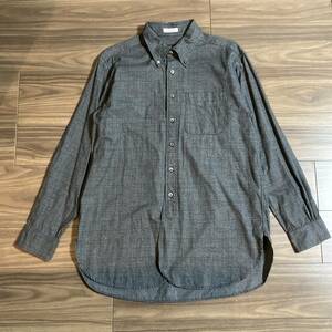 2020 a/w Engineered Garments 19TH BD SHIRT GLEN PLAID - GREY engineered garments na in футболка Glenn Play do серый 