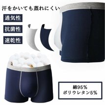 メンズ パンツ L 5枚 トランクス ボクサーパンツ ローライズ 下着　404a_画像4