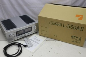 LUXMAN プリメインアンプ L-550AII ラックスマン 動作OK リモコン付き (F2027)