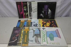 GENESIS/ジェネシス 帯付 LPレコード 9枚 DUKE/LIVE/TRESSPASS 侵入/Three Sides Live/創世記2/そして三人が残った/SECONDS OUT(A2096)