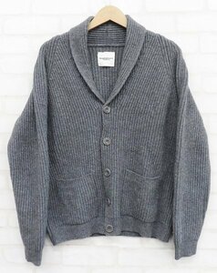 6T9631■TheSoloIst sk.0004AW15 knit cardigan ソロイスト ウールニットカーディガン