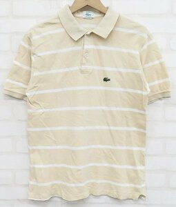 6T6406■IZOD LACOSTE 半袖鹿の子ボーダーポロシャツ アイゾッドラコステ