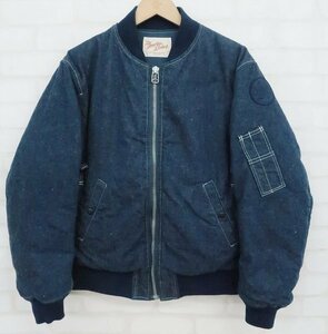 2J0320■テンダーロイン DENIM MA-1 TENDERLOIN デニムダウンジャケット