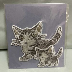 わちふぃーるど ダヤン BABY'03 アイロンワッペン 「B」Wachifield DAYAN 猫 刺繍ワッペン 未使用品