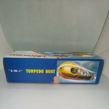 学研 TORPEDO BOAT 未使用 昭和 レトロ 船 ボート 乗り物 デットストック 玩具 実験 匿名配送_画像4