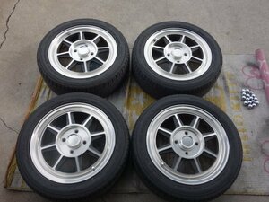 ハヤシレーシング　ハヤシストリートホイール　タイプSTF　１４×５J　オフセット＋４２　PCD１００　４H　４本セット　