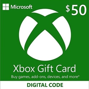USA 北米版 Xbox Microsoft ギフトカード $50 ドル分 コード配信