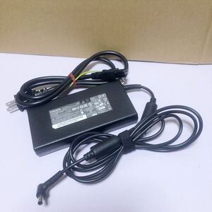 中古純正Chicony 19.5V 9.23A 180W ACアダプター A17-180P4A 電源アダプタ DELTA ADP-180TB F 対応 丸型 外径約5.5mm内径2.5mm動作品